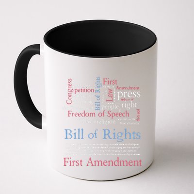 Freedom Of Speech American Bill Of Rights 1st Amendment Mug