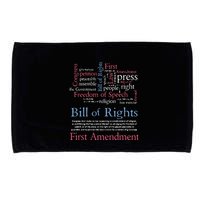 Freedom Of Speech American Bill Of Rights 1st Amendment Microfiber Hand Towel