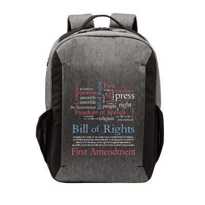 Freedom Of Speech American Bill Of Rights 1st Amendment Vector Backpack
