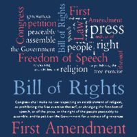 Freedom Of Speech American Bill Of Rights 1st Amendment Cool Comfort Performance Bucket Hat