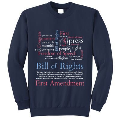 Freedom Of Speech American Bill Of Rights 1st Amendment Sweatshirt