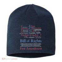 Freedom Of Speech American Bill Of Rights 1st Amendment Sustainable Beanie