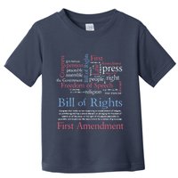 Freedom Of Speech American Bill Of Rights 1st Amendment Toddler T-Shirt
