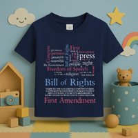 Freedom Of Speech American Bill Of Rights 1st Amendment Toddler T-Shirt