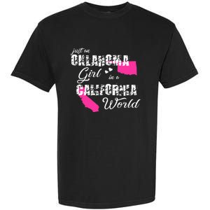 Funny Oklahoma S Just An Oklahoma Girl In A California Garment-Dyed Heavyweight T-Shirt