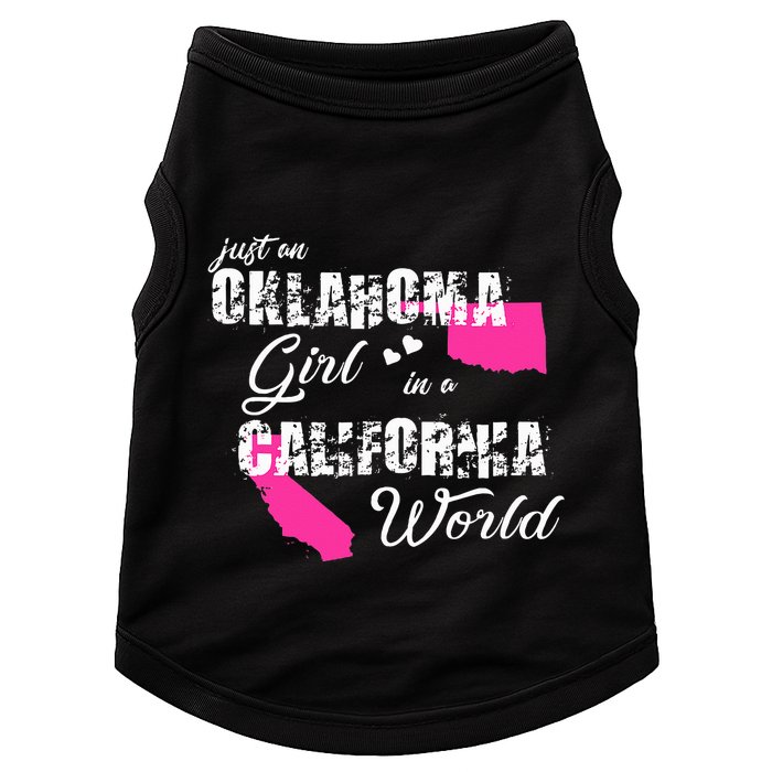 Funny Oklahoma S Just An Oklahoma Girl In A California Doggie Tank