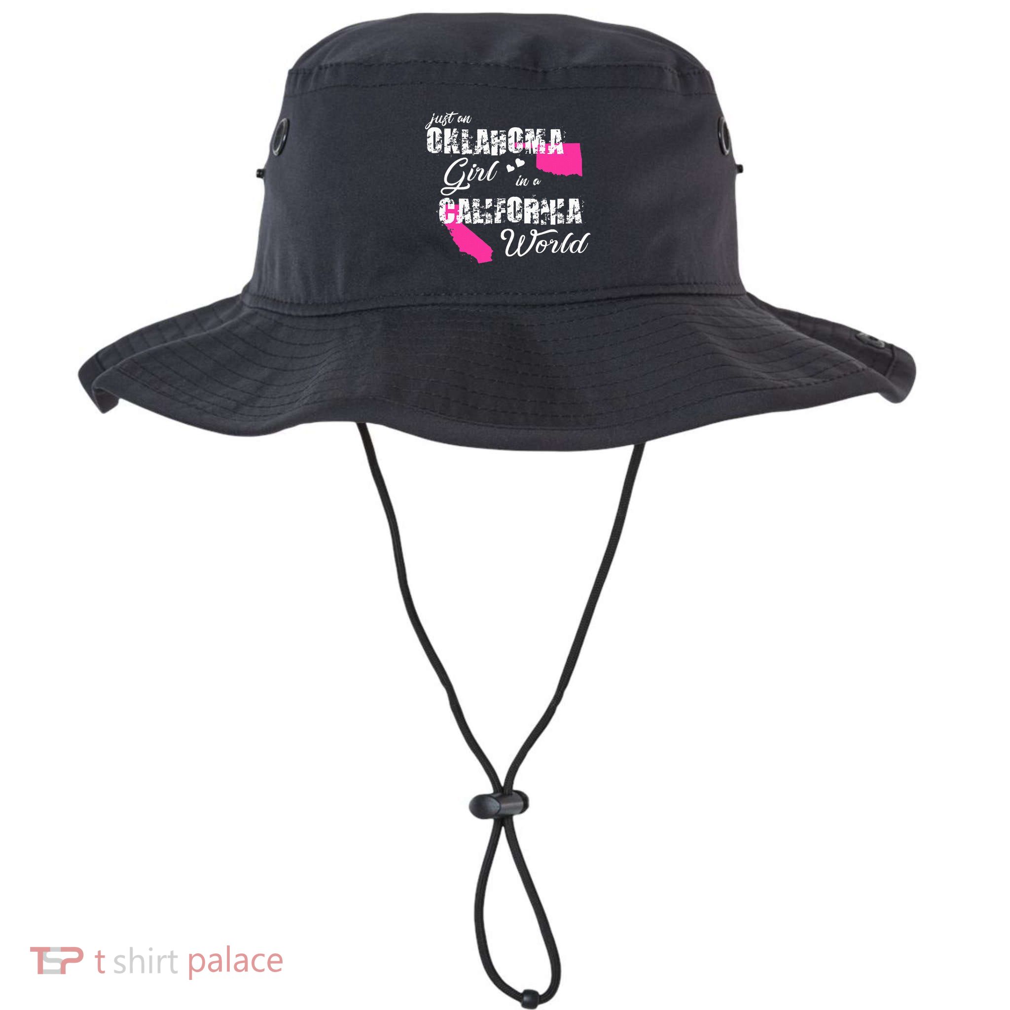 Funny Oklahoma S Just An Oklahoma Girl In A California Bucket Hat
