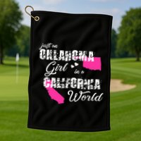 Funny Oklahoma S Just An Oklahoma Girl In A California Golf Towel