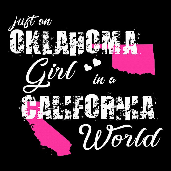 Funny Oklahoma S Just An Oklahoma Girl In A California Wool Snapback Cap