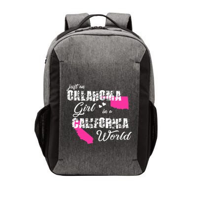 Funny Oklahoma S Just An Oklahoma Girl In A California Vector Backpack