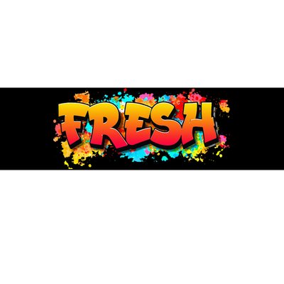 Fresh Old School Graffiti Style Funny Graffiti Graphic Bumper Sticker