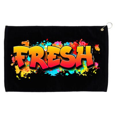 Fresh Old School Graffiti Style Funny Graffiti Graphic Grommeted Golf Towel