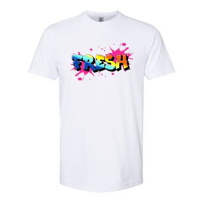 Fresh Old School Graffiti Style Funny Graffiti Graphic Softstyle CVC T-Shirt