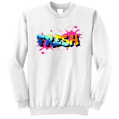 Fresh Old School Graffiti Style Funny Graffiti Graphic Sweatshirt