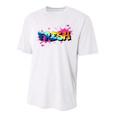 Fresh Old School Graffiti Style Funny Graffiti Graphic Performance Sprint T-Shirt