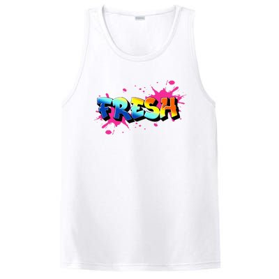 Fresh Old School Graffiti Style Funny Graffiti Graphic PosiCharge Competitor Tank