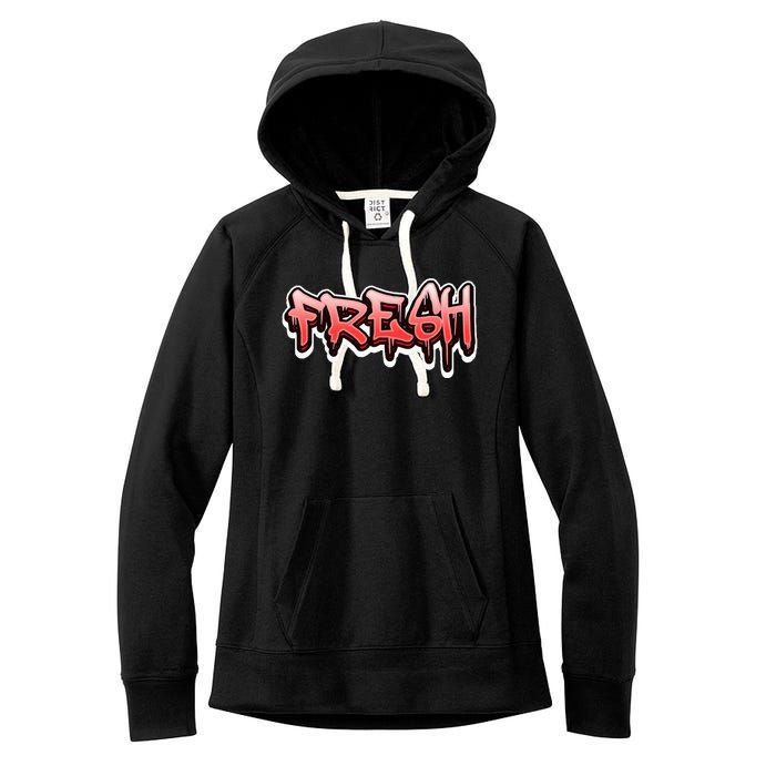 Fresh Old School Graffiti Style Funny Graffiti Graphic Women's Fleece Hoodie