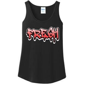 Fresh Old School Graffiti Style Funny Graffiti Graphic Ladies Essential Tank