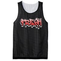 Fresh Old School Graffiti Style Funny Graffiti Graphic Mesh Reversible Basketball Jersey Tank