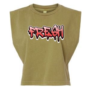 Fresh Old School Graffiti Style Funny Graffiti Graphic Garment-Dyed Women's Muscle Tee