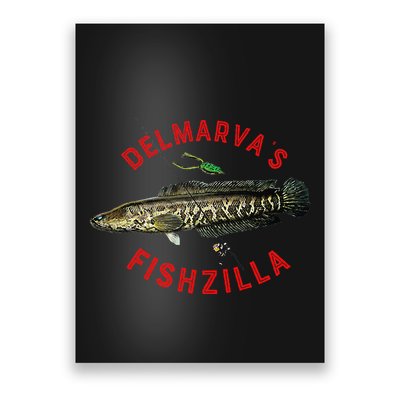 Fun Outdoors Snakehead Fishzilla Fishing Poster