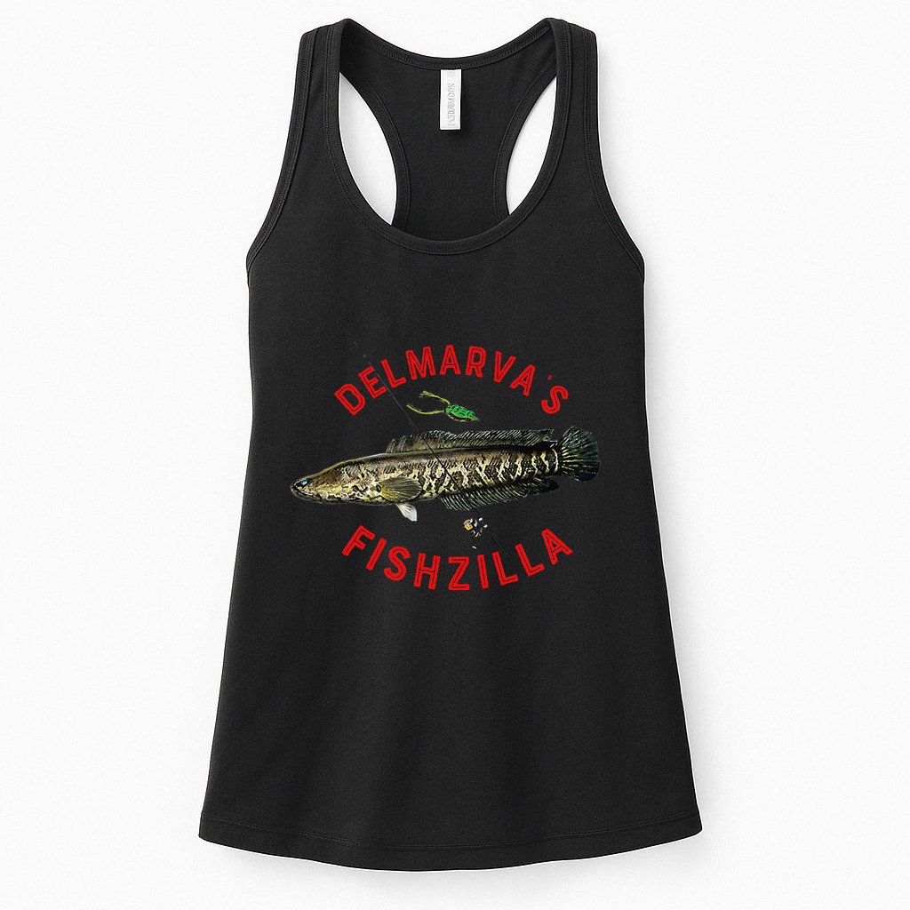 Fun Outdoors Snakehead Fishzilla Fishing Womens Tank Top