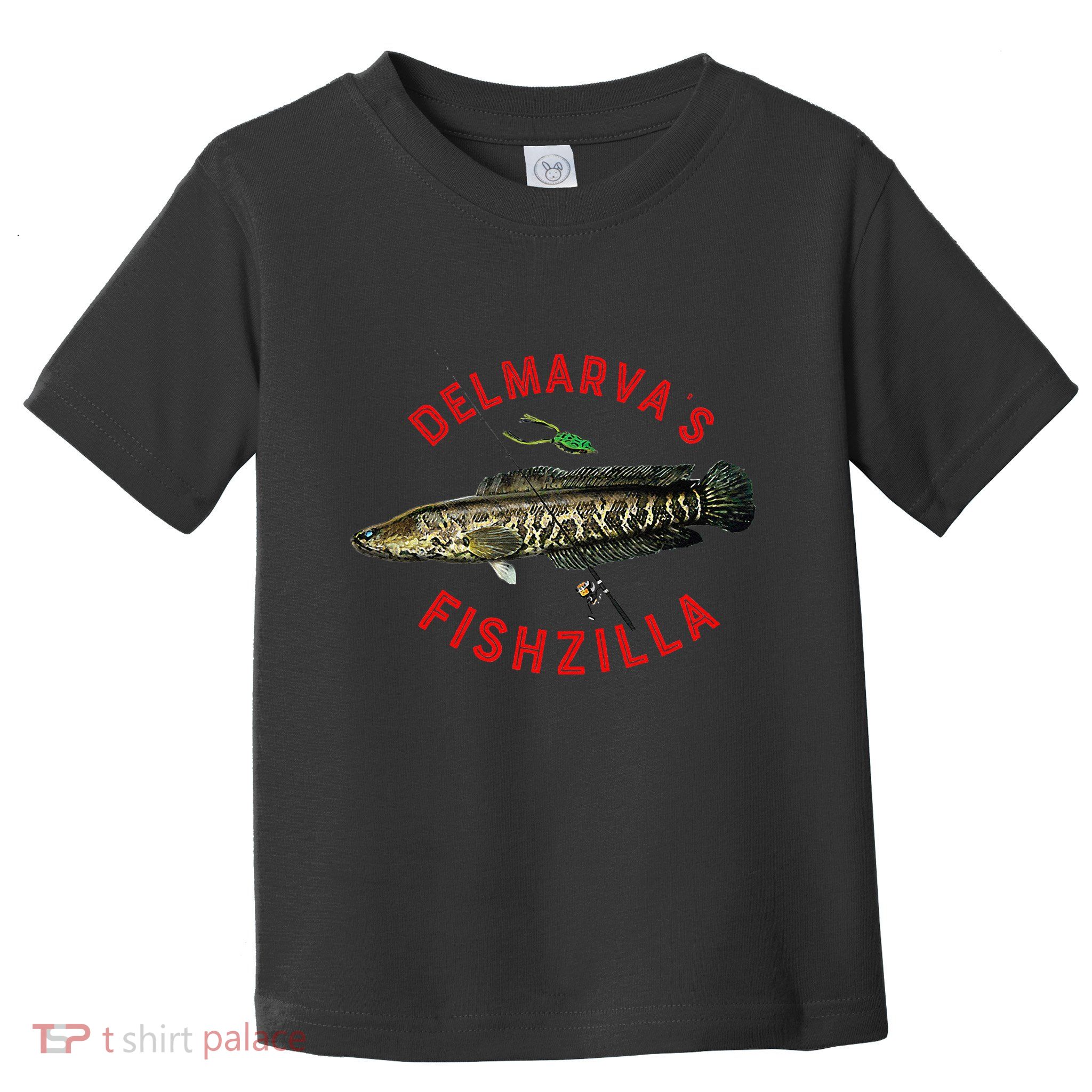 Fun Outdoors Snakehead Fishzilla Fishing Toddler T-Shirt