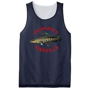 Fun Outdoors Snakehead Fishzilla Fishing Mesh Reversible Basketball Jersey Tank