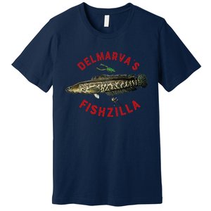 Fun Outdoors Snakehead Fishzilla Fishing Premium T-Shirt