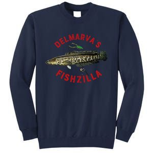 Fun Outdoors Snakehead Fishzilla Fishing Tall Sweatshirt