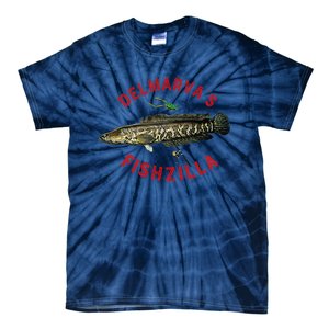 Fun Outdoors Snakehead Fishzilla Fishing Tie-Dye T-Shirt