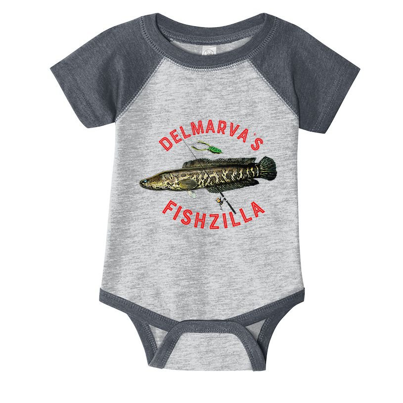 Fun Outdoors Snakehead Fishzilla Fishing Infant Baby Jersey Bodysuit