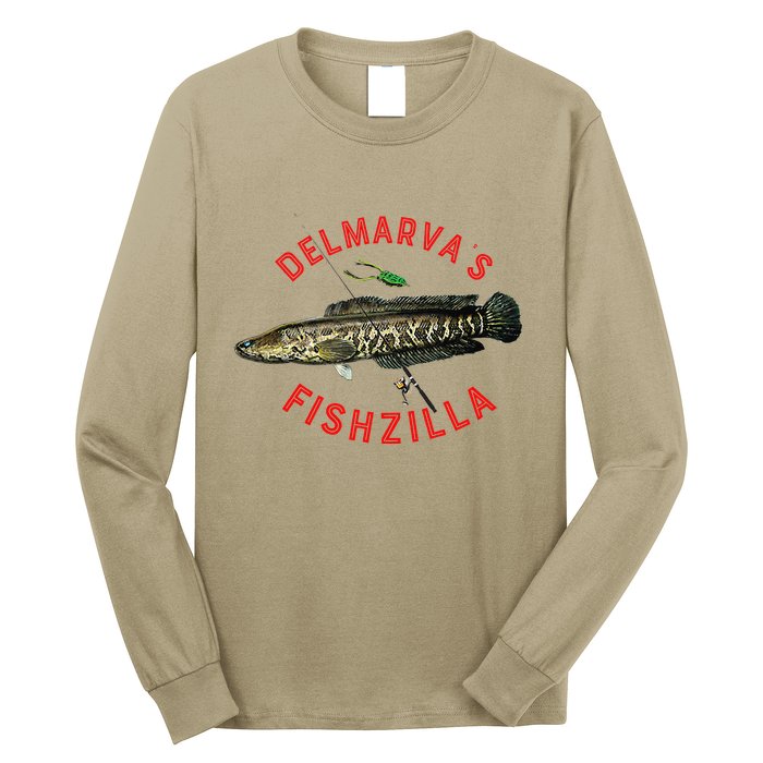 Fun Outdoors Snakehead Fishzilla Fishing Long Sleeve Shirt