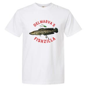 Fun Outdoors Snakehead Fishzilla Fishing Garment-Dyed Heavyweight T-Shirt