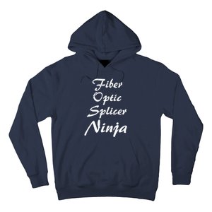 Fiber Optic Splicer Occupation Work Hoodie