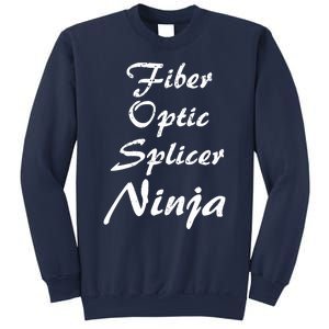 Fiber Optic Splicer Occupation Work Sweatshirt