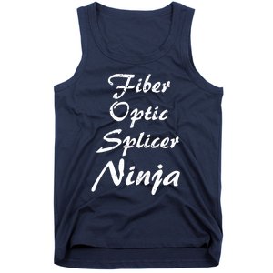 Fiber Optic Splicer Occupation Work Tank Top