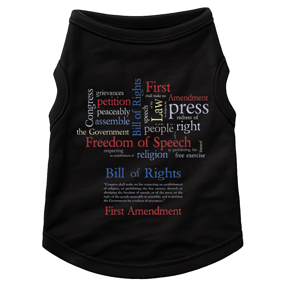 Freedom Of Speech 1st Amendment Doggie Tank