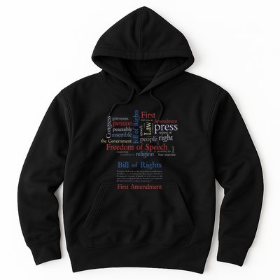 Freedom Of Speech 1st Amendment Hoodie