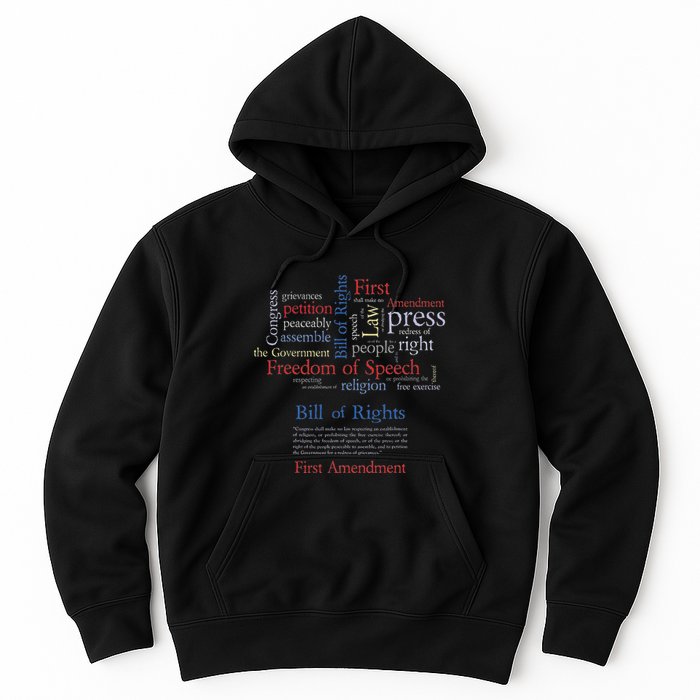 Freedom Of Speech 1st Amendment Hoodie