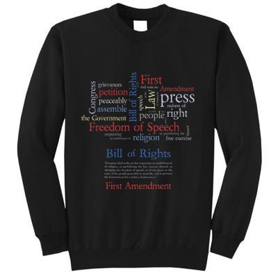Freedom Of Speech 1st Amendment Sweatshirt