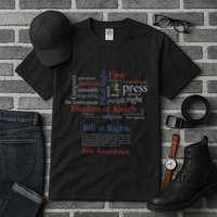 Freedom Of Speech 1st Amendment Tall T-Shirt