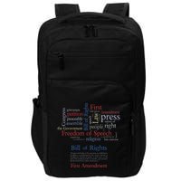 Freedom Of Speech 1st Amendment Impact Tech Backpack