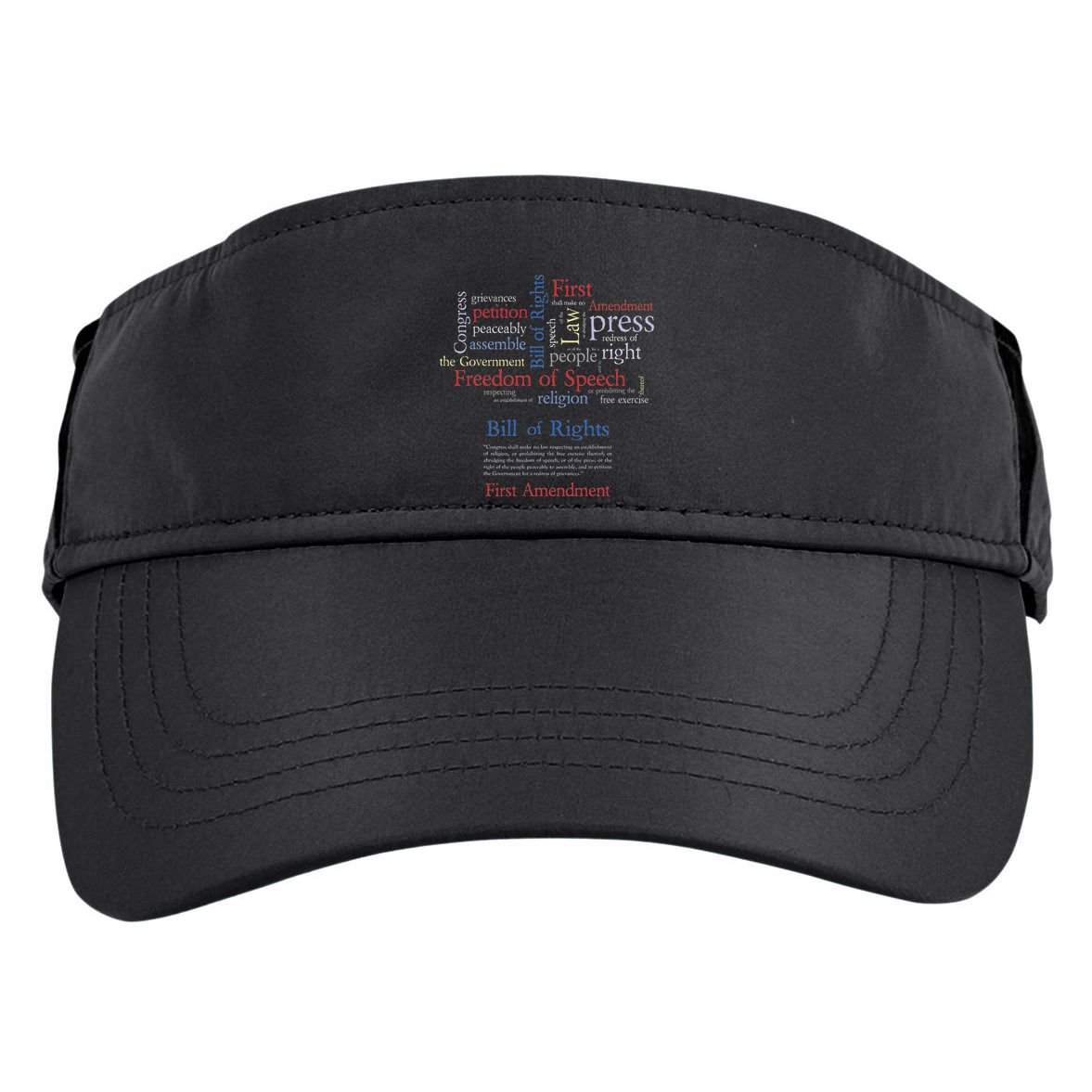 Freedom Of Speech 1st Amendment Adult Drive Performance Visor