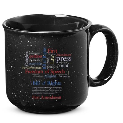 Freedom Of Speech 1st Amendment 15oz Campfire Ceramic Mug