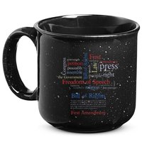 Freedom Of Speech 1st Amendment 15oz Campfire Ceramic Mug
