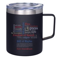 Freedom Of Speech 1st Amendment 12oz Stainless Steel Coffee Mug