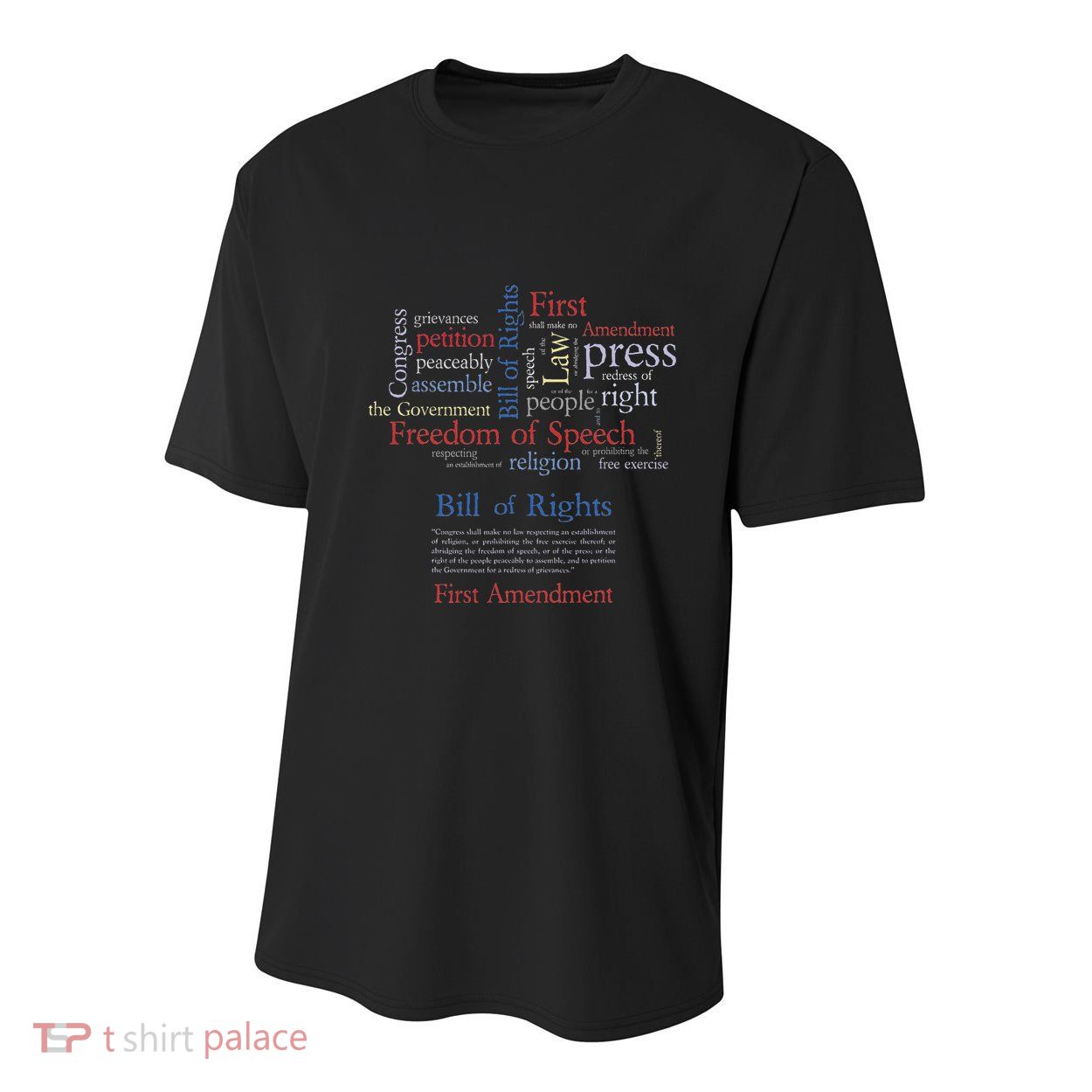 Freedom Of Speech 1st Amendment Youth Performance Sprint T-Shirt