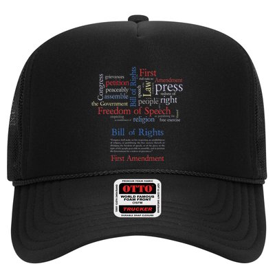 Freedom Of Speech 1st Amendment Trucker Hat