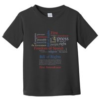 Freedom Of Speech 1st Amendment Toddler T-Shirt
